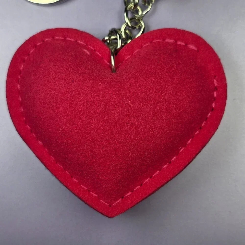 Rhinestone Heart Keychain With Tassel & Clasp‎ (NWOT)
